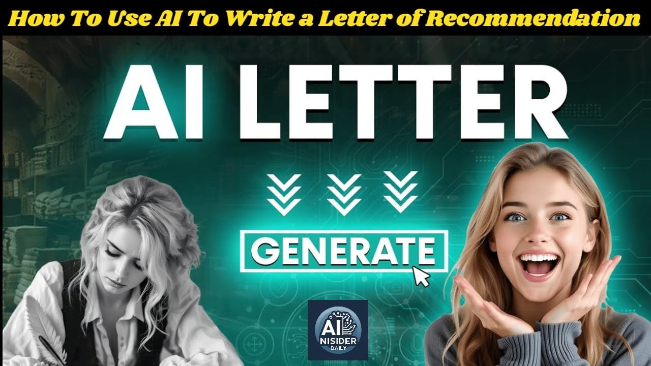 How To Use AI To Write a Letter of Recommendation