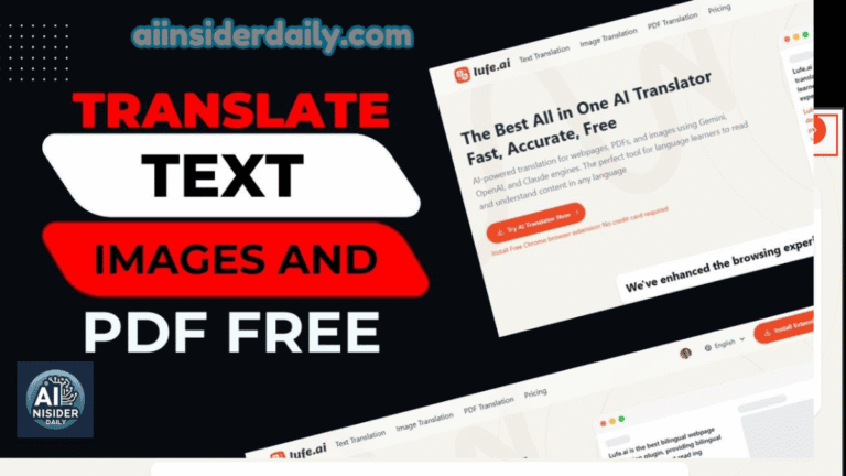 How to Use AI to Translate Websites, Images, PDFs